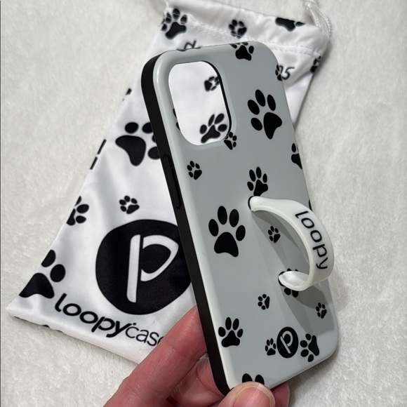 iPhone 12 Mini Loopy Pawprint Phone Case - Picture 4 of 7
